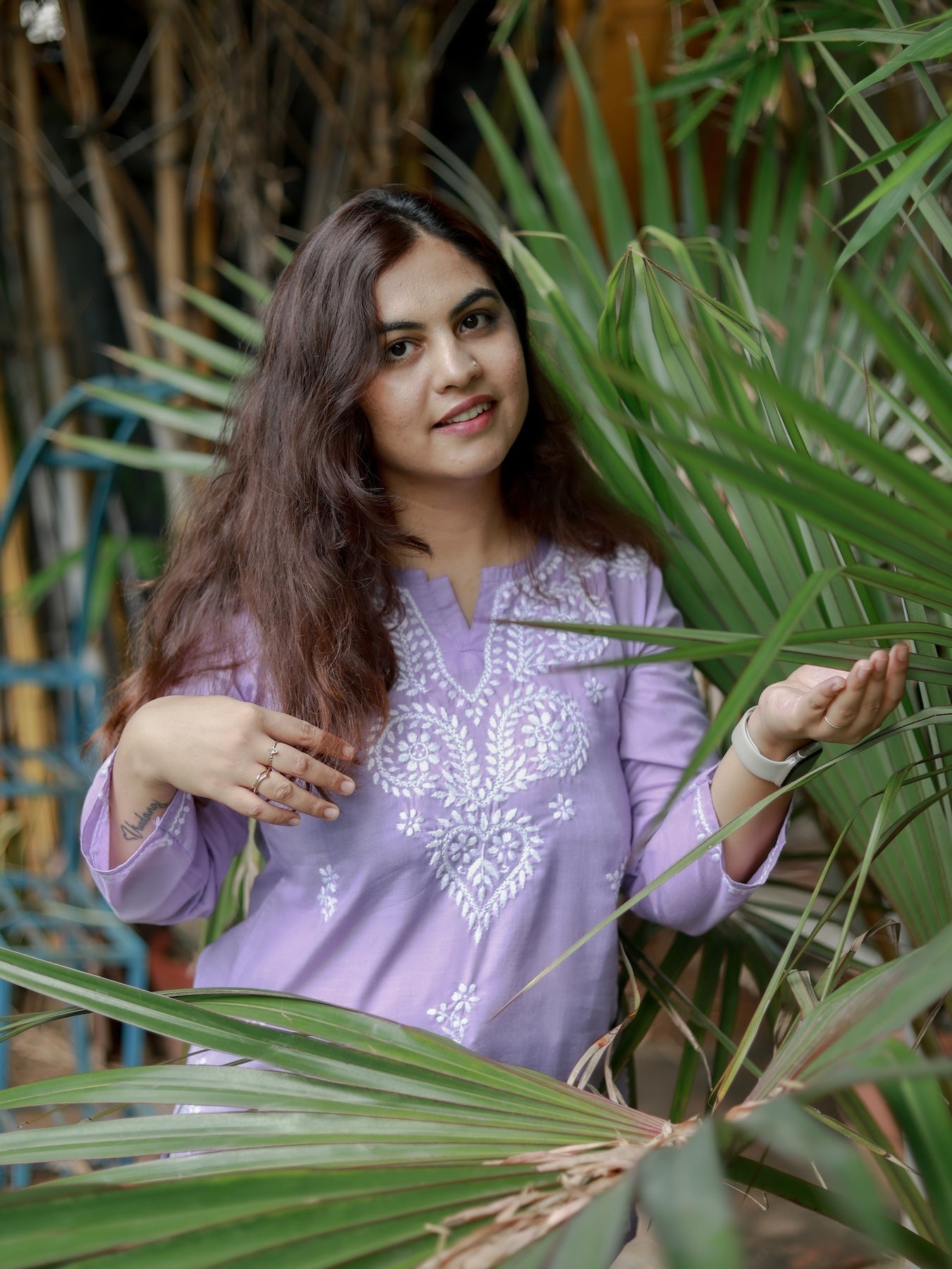 Short Chikankari Kurtis