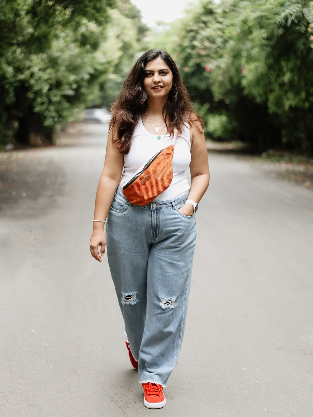 Orange Cross Body